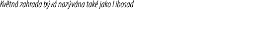 Kv tn zahrada b v  naz v na tak  jako Libosad