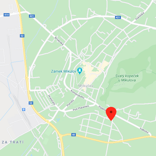 Hotel Golf Garni Mikulov, zdroj: Google maps