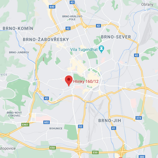 Starobrno, Bildquelle: Google maps